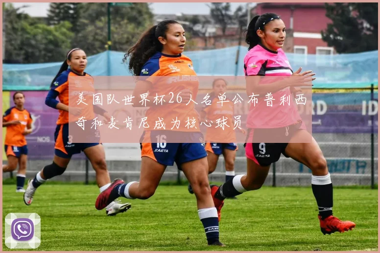 美国队世界杯26人名单公布普利西奇和麦肯尼成为核心球员